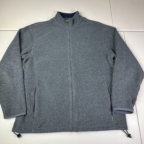 Daniel Cremieux Mens Sweater Medium Gray Full Zip Mock Neck Knit‎ Pullover - Picture 1 of 10